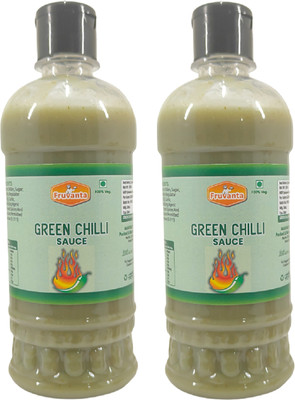 Fruvanta Green Chilli Sauce (500ml) (Pack of 2) Sauces & Ketchup(2 x 500 g)