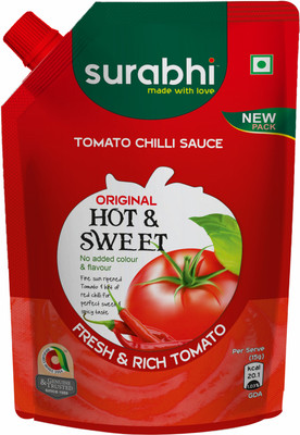 SURABHI Hot and Sweet Tomato Chilli Sauce Sauce(450 g)