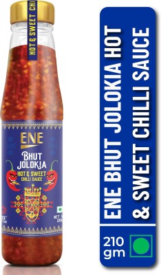 Ene Bhutjolokia Chilli Sauce (Pack of 1) includes Hot & Sweet Chili Sauce 210g Sauces(210 g)