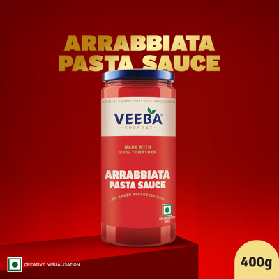 VEEBA Gourmet Arrabbiata Pasta Sauce Sauce(400 g)