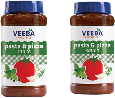 VEEBA PASTA & PIZZA SAUCE 525 GM PACK OF 2 Sauce(2 x 262.5 g)