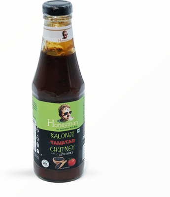 Honeyman Kalonji Sauce | Made with Kalonji Seeds & Honey | Perfect for Dips Sauce & Dip(340 g)