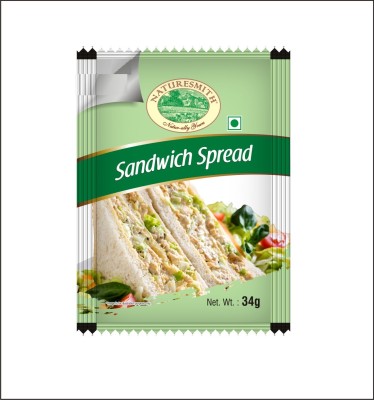 Naturesmith POUCH SANDWICH SPREAD 10/Rs, 12 PCS POUCH BOX Sauce & Dip(12 x 34 g)