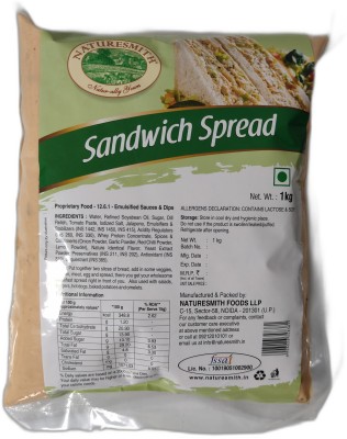 Naturesmith POUCH SANDWICH SPREAD-1Kg, BIG FOOD SERVICE PACK POUCH Sauce & Dip(1 kg)