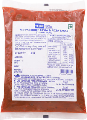 VEEBA CHEF'S CHOICE PASTA & PIZZA SAUCE Sauce(1 kg)