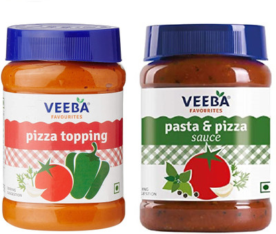 VEEBA Pasta & Pizza Sauce & Pizza Topping (280Gm * 2) Sauce(2 x 280 g)
