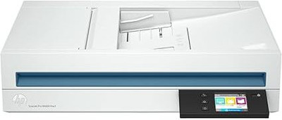 HP 4600FNW1 ScanJet Pro N4600 fnw1 Scanner(White & Silver)