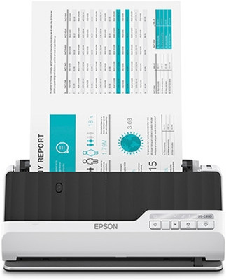 Epson DS C490 Compact Desktop Document Scanner with Auto Document Feeder Scanner(White)