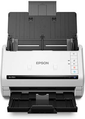 Epson WorkForce DS-770II Color Duplex Document Scanner(White & Silver)