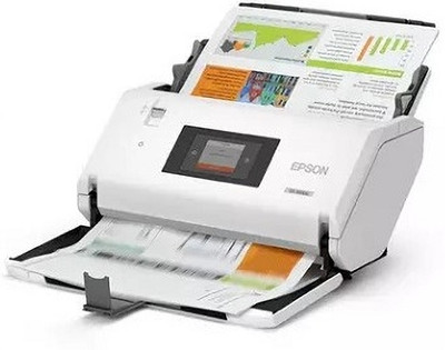Epson A3 Duplex Sheet-fed WorkForce DS-32000 Scanner(White & Black)