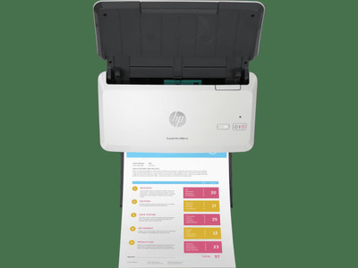 HP 2000S2 ScanJet Pro 2000 s2 Sheet-feed Scanner(White & Gray)