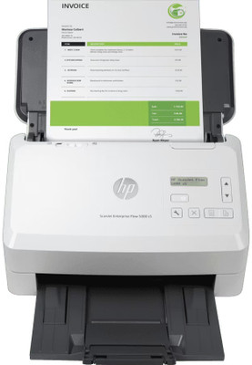 HP ScanJet Enterprise Flow Sheetfed 5000 s5 Scanner(Black & White)