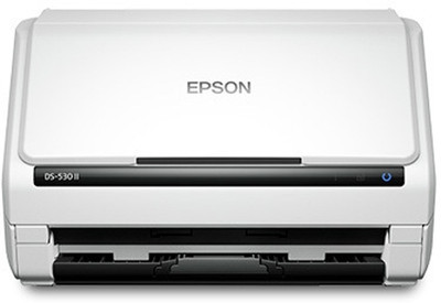 Epson WorkForce DS-530 II Duplex Document Scanner(White & black)