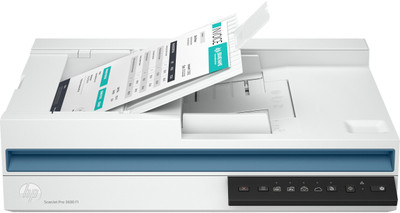 HP 3600 f1 ScanJet Pro Flatbed Scanner(White & Silver)