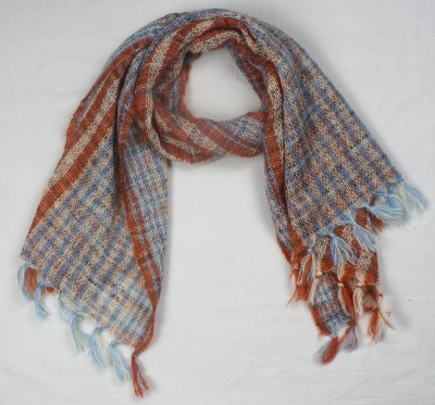 KIRE NE Striped Wool Blend, Acrylic Girls Scarf, Stole