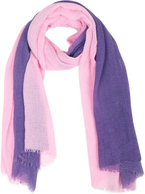 IBA ISBA COLLECTIONS Self Design Cotton Blend Women Scarf, Fancy Scarf