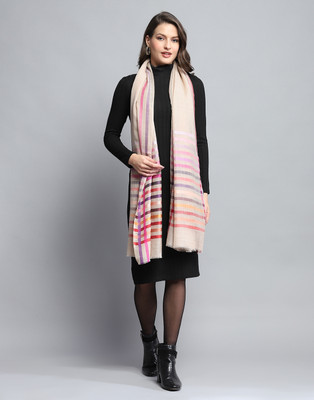 MONTE CARLO Acrylic Self Design Women Shawl(Multicolor)