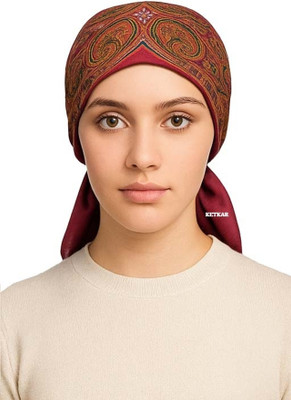 KETKAR Printed Wool Blend Women Scarf