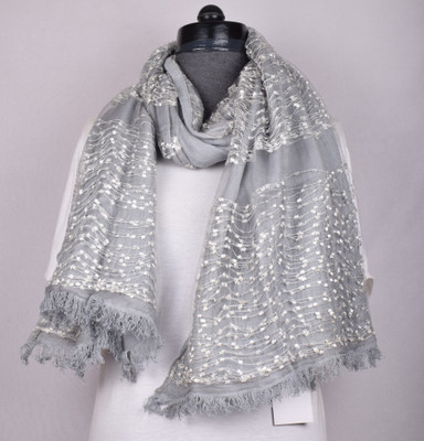 KIRE NE Self Design Rayon Women Scarf