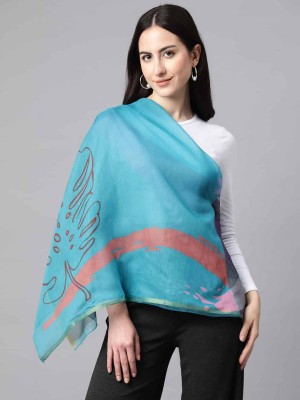 Divastri Printed Polyester Women Fancy Scarf