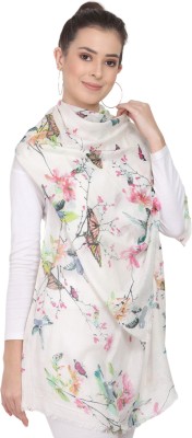 Cashmere Craft Printed Cotton Blend Women Scarf