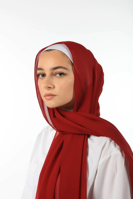 URSHIA Solid Georgette Women Scarf