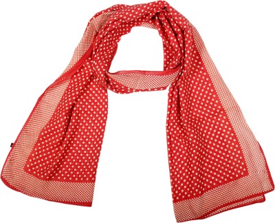 KIRE NE Polka Print Pure Cotton Women Scarf, Stole