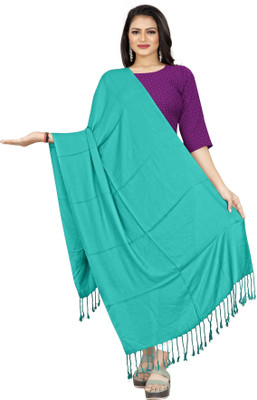Ebadat Solid Viscose Women Fancy Scarf, Scarf, Stole