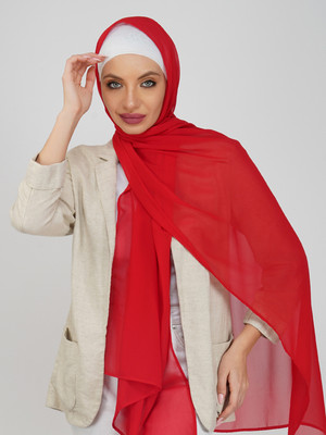 Ana Solid Georgette Women Scarf