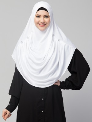 Nazneen Solid Polyester Women Scarf