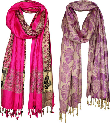 STOLESTUDIO Woven Viscose Girls Fancy Scarf, Stole