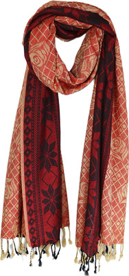 GLIMMERX Woven Viscose Women Fancy Scarf, Stole, Scarf