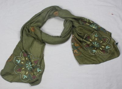 KIRE NE Embroidered Rayon Girls Scarf, Stole