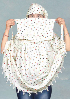 HOJIAX Printed Pure Cotton Women Scarf