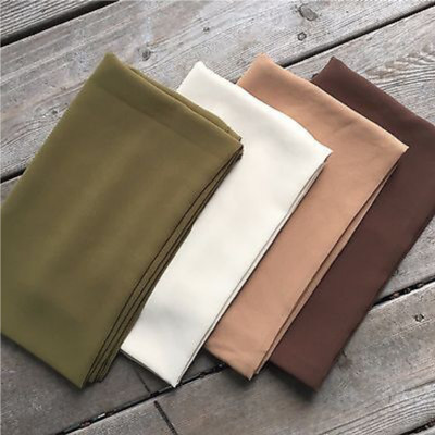 Habibisfashion Solid Chiffon Women Scarf, Fancy Scarf, Stole