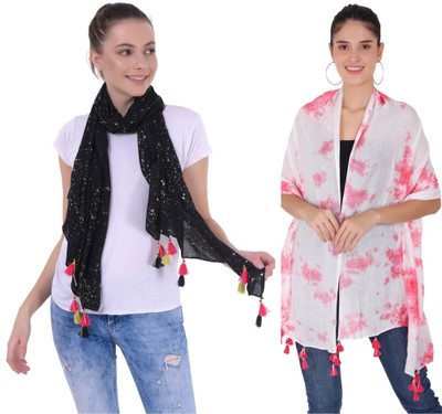 Palatt Printed Viscose Girls Scarf, Stole, Fancy Scarf