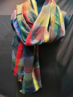 rudraoverseas Printed Pure Wool Women Scarf