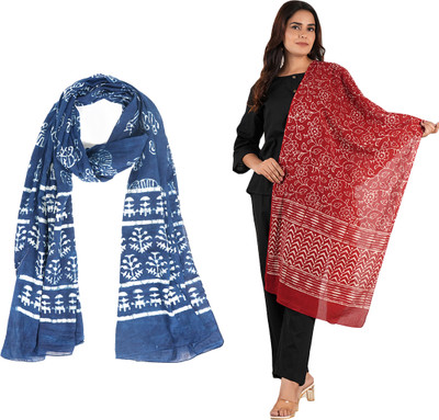 Style 98 Printed Pure Cotton Women Scarf