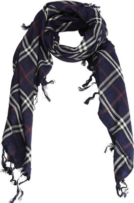 Cashmere Craft Checkered Cotton Viscose Blend Women