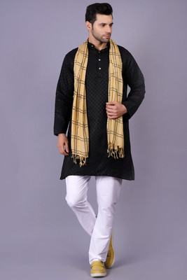 GLAUCUS Woven Viscose Men Stole
