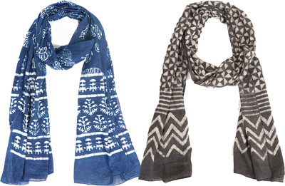 Style 98 Printed Pure Cotton Women Scarf