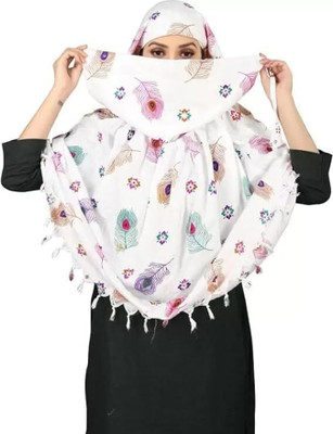 PALNECTAR Printed Cotton Blend Women Scarf