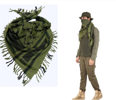 shri radhe Printed, Solid Cotton Blend Men & Women Scarf, Fancy Scarf