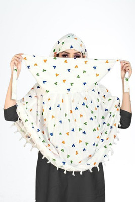 DHRUVKNITFAB Printed Cotton Blend Women Fancy Scarf