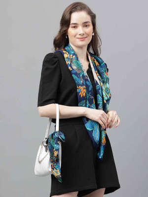 TOSSIDO Printed Poly Silk Women Scarf
