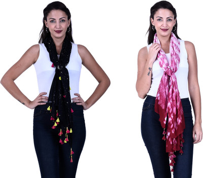 Palatt Printed Viscose Girls Scarf, Stole, Fancy Scarf