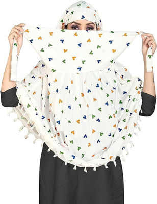PALNECTAR Printed Cotton Blend Women Scarf