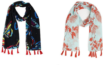 sahil fashion Animal Print Chiffon Women Fancy Scarf