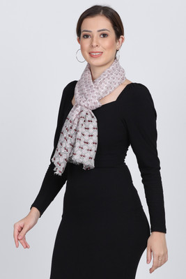 Cashmere Craft Printed Viscose Women Scarf
