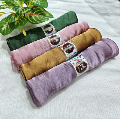RTEX Striped Satin Blend Women Scarf